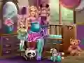 Laro Barbie kasama ang kambal online