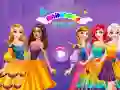 Laro Disney Princesses: Rainbow Dresses online