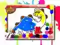 Laro Aklatan ng Pagkulay ng Dinosaur online Laro Aklatan ng Pagkulay ng Dinosaur online
