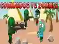 Laro Mga Commandos vs Zombies online Laro Mga Commandos vs Zombies online