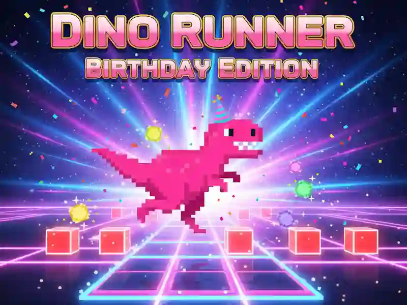 Laro Dino Runner Birthday Edition online