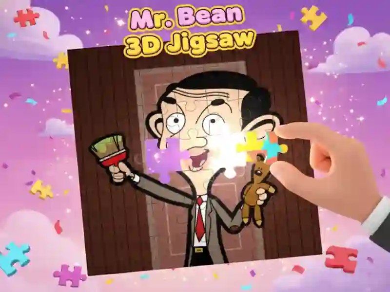Laro Si Mr. Bean 3D Jigsaw online