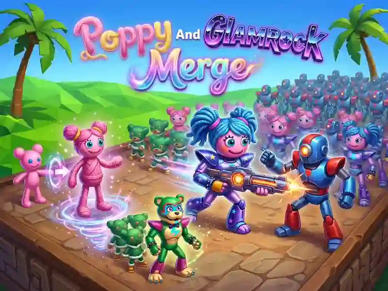 Laro Poppy And Glamrock Merge online