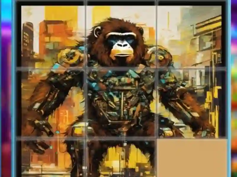 Laro Gorilla sliding puzzle online