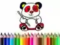 Laro Bumalik sa Paaralan: Panda Pagguhit online Laro Bumalik sa Paaralan: Panda Pagguhit online