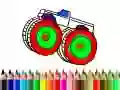 Laro Bumalik sa Paaralan: Pagkulay ng Monster Truck online Laro Bumalik sa Paaralan: Pagkulay ng Monster Truck online