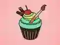 Laro Pagkulay ng Masarap na Cupcake online Laro Pagkulay ng Masarap na Cupcake online