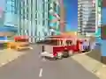 Laro Simulador ng Pagmamaneho ng Truck ng Rescue sa Fire City online Laro Simulador ng Pagmamaneho ng Truck ng Rescue sa Fire City online