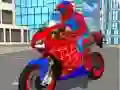 Laro Tagasagot ng Bayani ng Spider Bike Simulator 3D 2 online Laro Tagasagot ng Bayani ng Spider Bike Simulator 3D 2 online