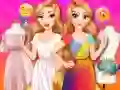 Laro Pagkulay ng Kasuotan ng mga Prinsesa online Laro Pagkulay ng Kasuotan ng mga Prinsesa online