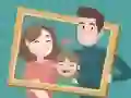Laro Masayang Pamilya Puzzle online Laro Masayang Pamilya Puzzle online