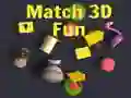 Laro Kasiyahan ng Pagtugma 3D online Laro Kasiyahan ng Pagtugma 3D online