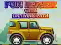 Laro Masayang Racer na may Naka-drawing na Daan online Laro Masayang Racer na may Naka-drawing na Daan online