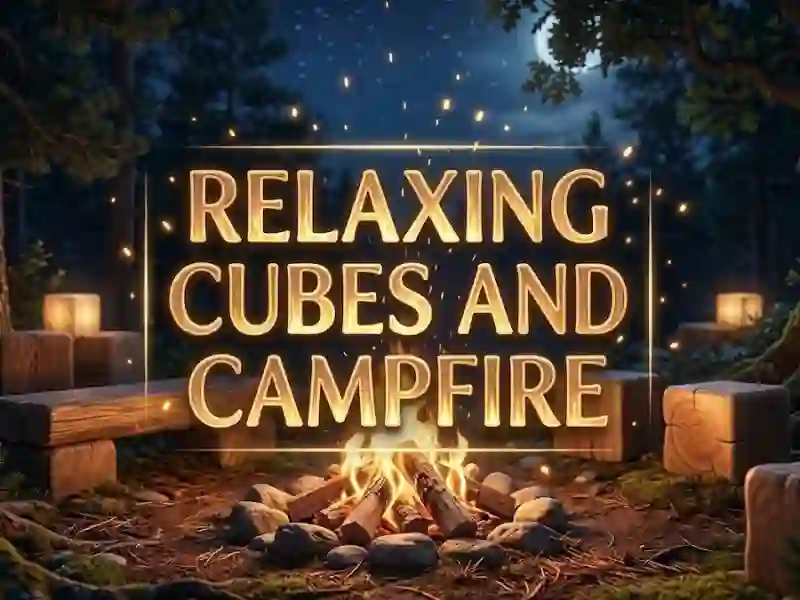 Laro Nakaka-relax na mga Cube at Campfire online