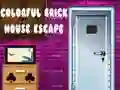 Laro Takas mula sa Makulay na Brick House online Laro Takas mula sa Makulay na Brick House online