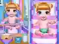 Laro Pag-aalaga ng mga Sanggol na Kambal ng Prinsesa online Laro Pag-aalaga ng mga Sanggol na Kambal ng Prinsesa online