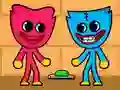 Laro Kissy Missy at Huggy Wuggy online Laro Kissy Missy at Huggy Wuggy online
