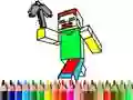 Laro Bumalik sa Paaralan: Pagkulay sa Minecraft online Laro Bumalik sa Paaralan: Pagkulay sa Minecraft online
