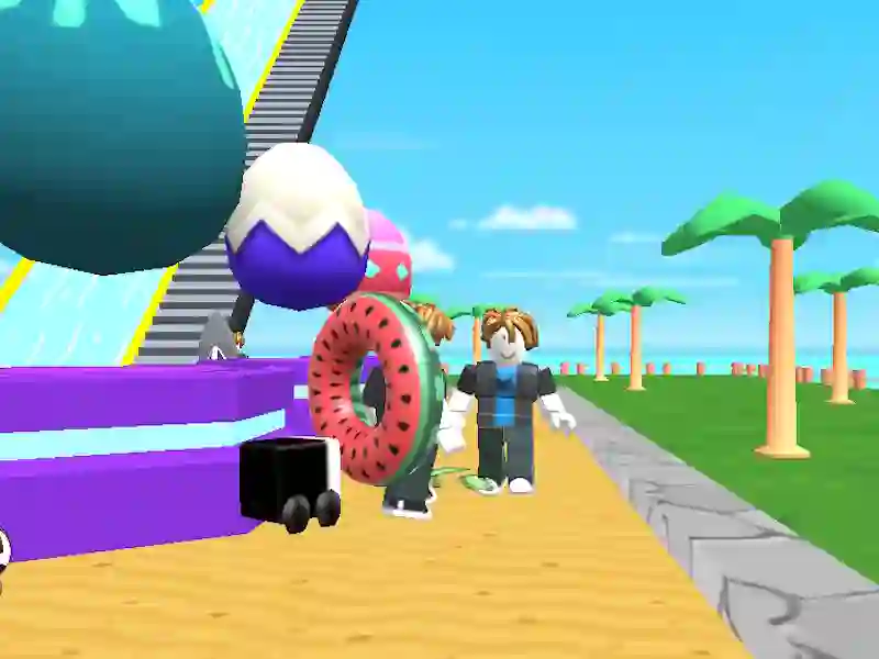 Laro Obby: Umakyat at slide online