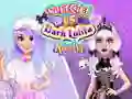 Laro Malambot na batang babae vs Madilim na Lolita Rivalry online Laro Malambot na batang babae vs Madilim na Lolita Rivalry online