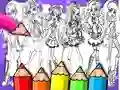 Laro Aklatan ng Kulay ng Monster High online Laro Aklatan ng Kulay ng Monster High online
