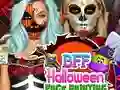 Laro BFF Pintura sa Mukha ng Halloween online Laro BFF Pintura sa Mukha ng Halloween online