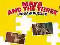 Laro Maya at ang Tatlong Jigsaw Puzzle online