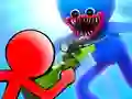 Laro Stickman laban kay Huggy Wuggy online Laro Stickman laban kay Huggy Wuggy online