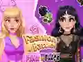 Laro Labanan ng Fashion: Pink vs Itim online Laro Labanan ng Fashion: Pink vs Itim online