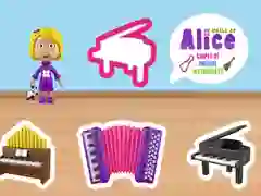 Laro Mundo ng mga Hugis ng Instrumentong Musikal ni Alice online