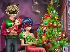 Laro Pasko ng Pamilya ng Dotted Girl online