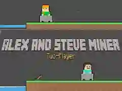 Laro Alex at Steve: Miner na Dalawang Manlalaro online Laro Alex at Steve: Miner na Dalawang Manlalaro online