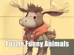 Laro Puzzle Nakakatawang Mga Hayop online