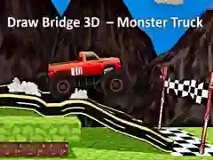 Laro Iguhit ang Tulay 3D – Monster Truck online Laro Iguhit ang Tulay 3D – Monster Truck online