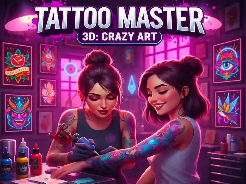 Laro Tattoo Master 3D: Crazy Art online