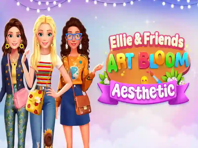 Laro Ellie at mga kaibigan art bloom aesthetic online