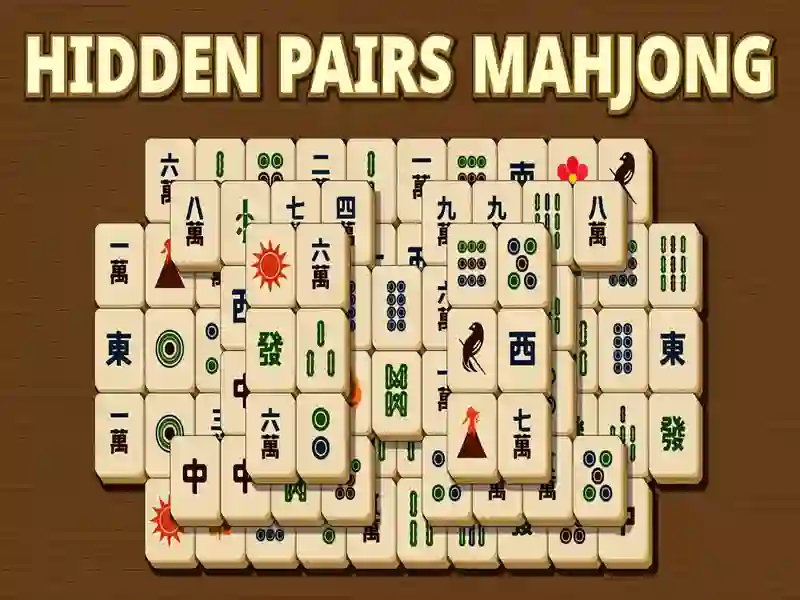 Laro Nakatagong pares Mahjong online