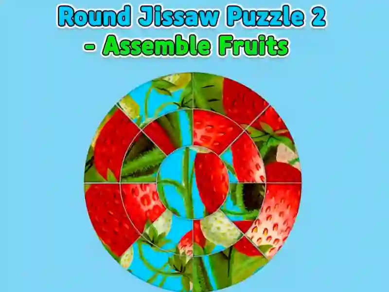 Laro Round jigsaw Puzzle 2 — Magtipon ng mga Prutas online