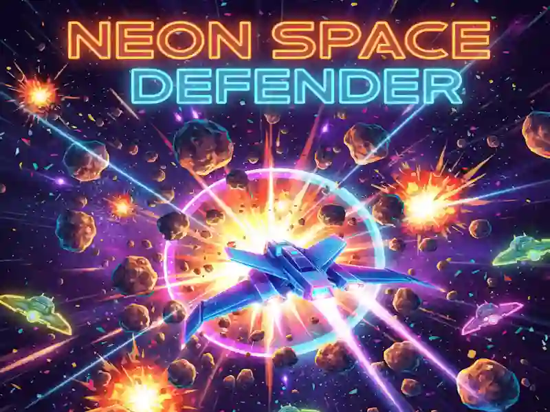 Laro Neon Space Defender online