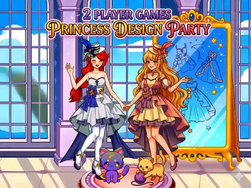 Laro 2 Player Games Princess Design Party online