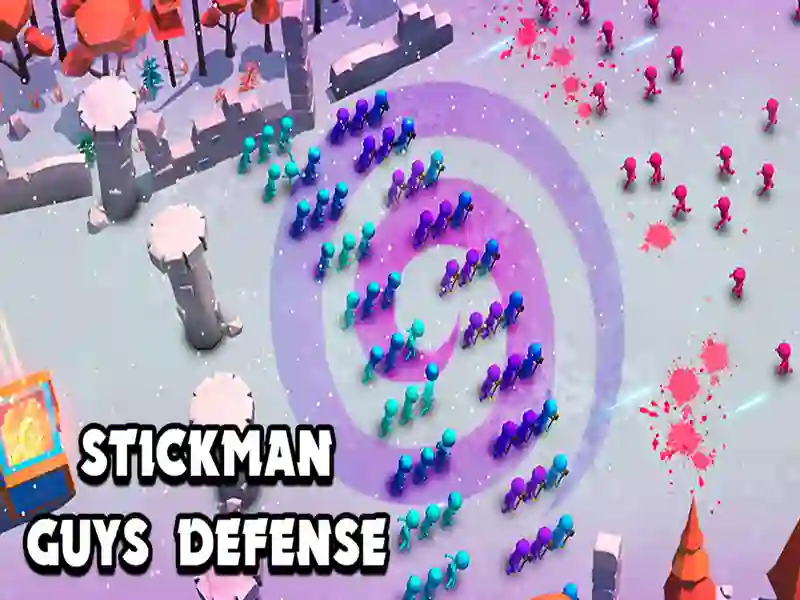 Laro Defense ng Stickman Guys online