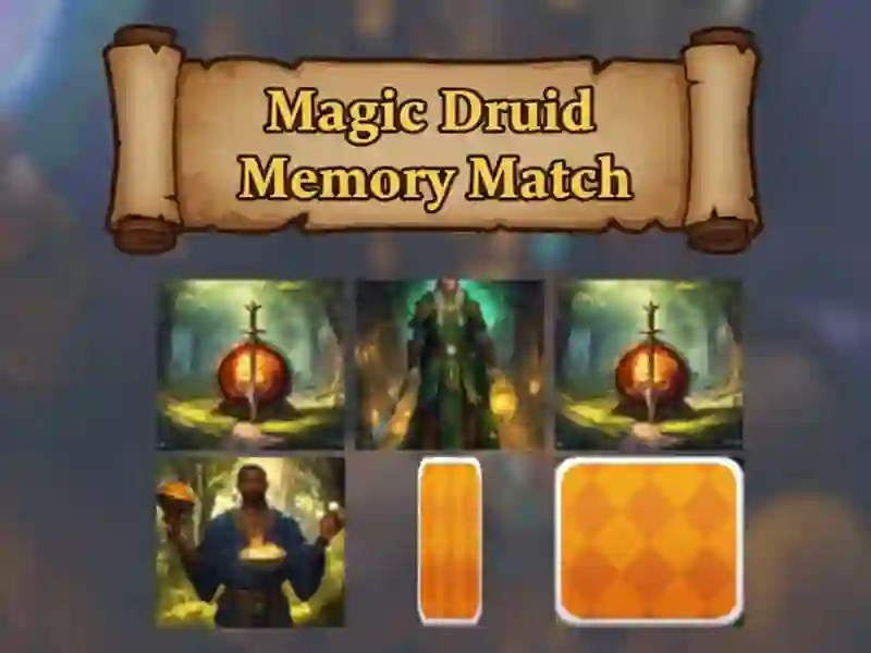 Laro Magic Druid Memory match online