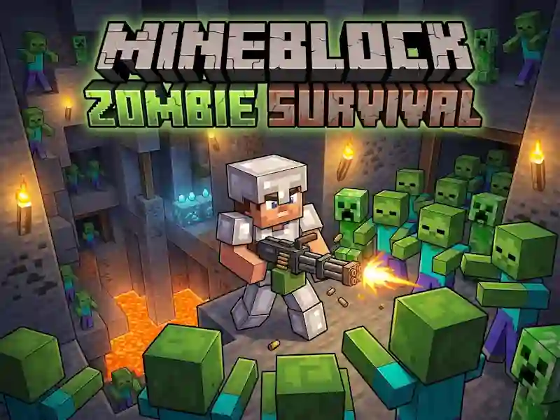 Laro Mineblock Zombie Survival online