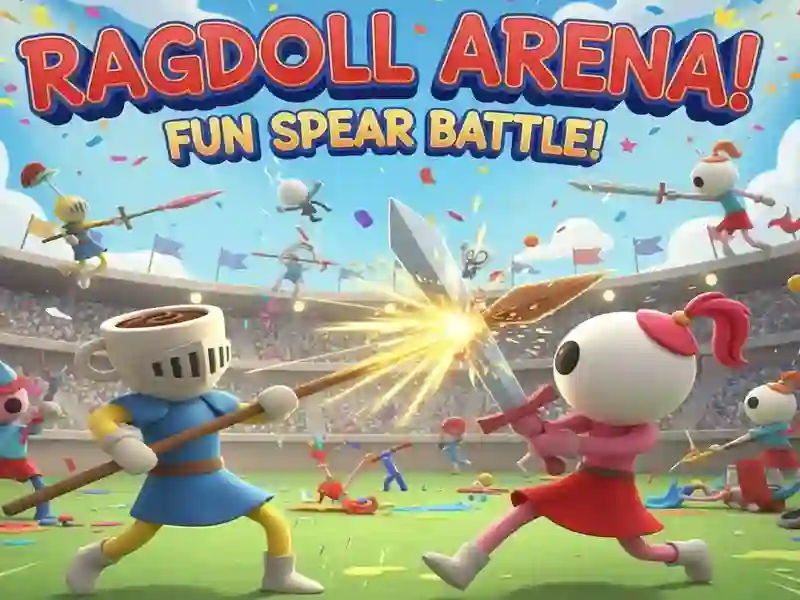 Laro Ragdoll Arena! Masaya ang labanan sa sibat! online