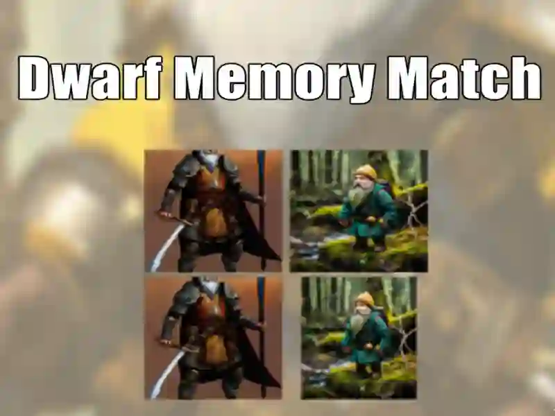 Laro Match ng memorya ng dwarf online
