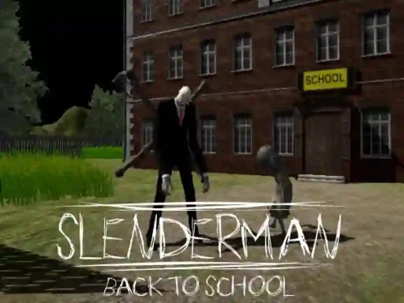 Laro Bumalik sa paaralan si Slenderman online