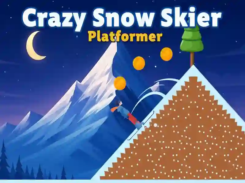 Laro Crazy Snow Skier: Platformer online