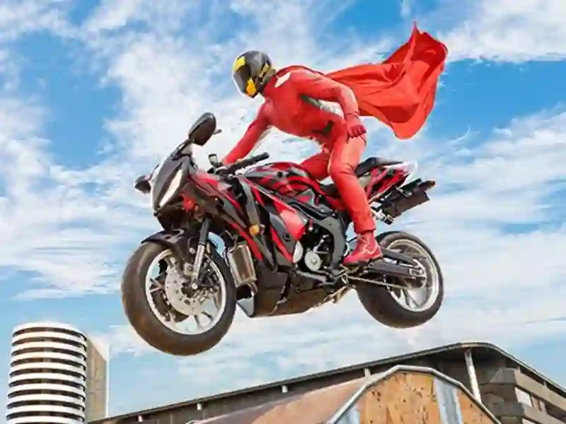 Laro Real Motorbike Super Hero Stunt 3D online Laro Real Motorbike Super Hero Stunt 3D online