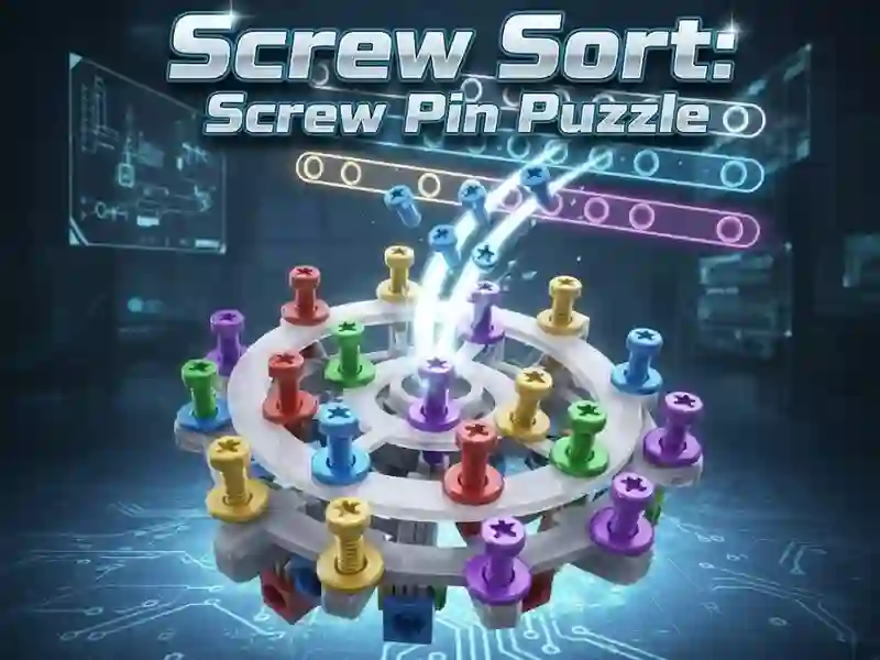 Laro Pag-uuri ng Screw: Screw pin puzzle online