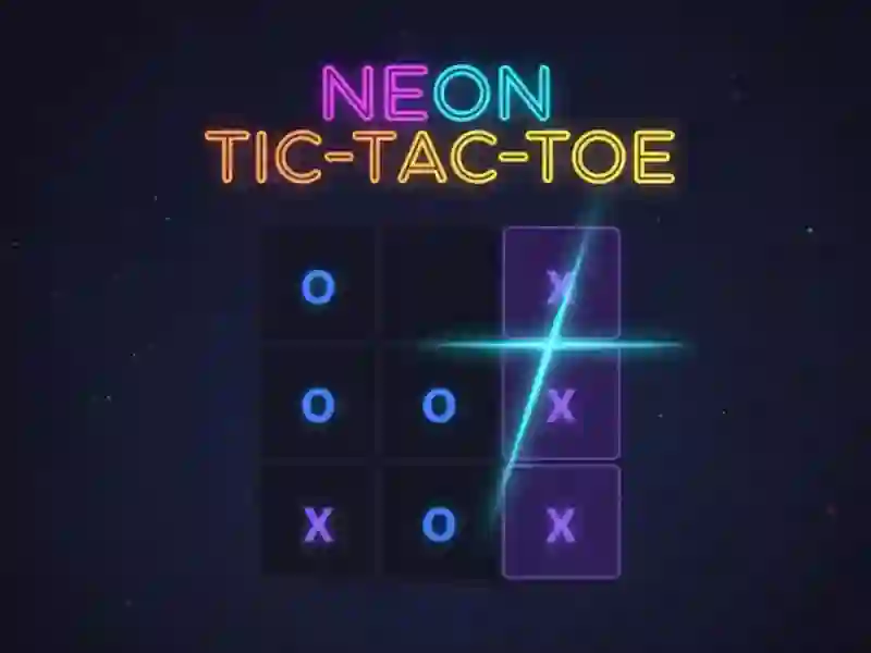 Laro Neon Tic-Tac-Toe online